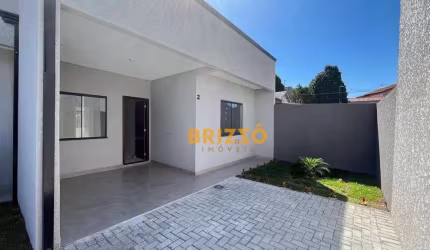 Casa nova, com 3 dormitórios à venda, 85 m² por R$ 470.000 - Estação - Araucária/PR