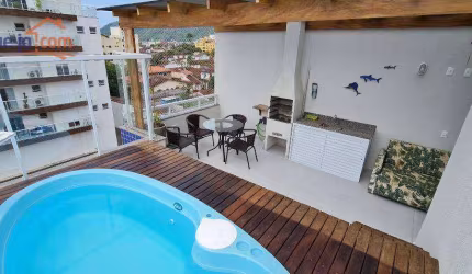 Cobertura com 3 dormitórios à venda, 136 m² por R$ 1.200.000,00 - Itaguá - Ubatuba/SP