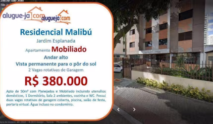 Apartamento com 1 dormitório à venda, 50 m² por R$ 380.000,00 - Jardim Esplanada - São José dos Campos/SP