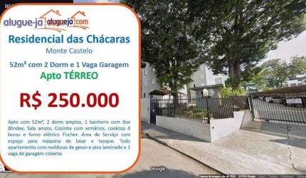 Apartamento à venda no Monte Castelo - São José dos Campos/SP com 52 m²
