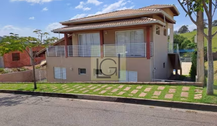 Casa à venda em condomínio fechado em Itupeva-SP - Residencial Montes Claros: 4 quartos, 4 suítes, 2 salas, 7 banheiros, 5 vagas, 384m². Venha conhecer!