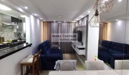 Apartamento à venda em Mogi das Cruzes-SP no Loteamento Mogilar: 2 quartos sendo 1 suíte, 2 banheiros, 1 vaga, 55m². Venha conferir! R$: 440 mil