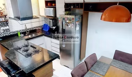 Sobrado a venda de 80m² na Vila Brasileira, em condomínio, 2 quartos sendo suítes, sala e cozinha planejada, área gourmet. R$:480 mil. Mogi das Cruzes