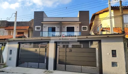 Casa nova à venda no Mogi Moderno em Mogi das Cruzes-SP. Com 3 quartos, 1 suíte, 1 sala, 3 banheiros, 2 vagas. Imperdível!