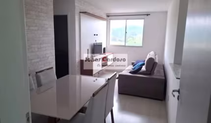 Apartamento à venda no Mirassol andar alto com elevador, 2 quartos sendo 1 suíte, 1 sala, 2 banheiros, 58m². Por R$: 385 mil. Bairro Mogilar