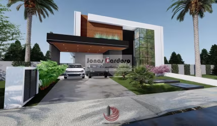 Casa de Alto Padrão a venda no Condomínio Mosaico Essence em César de Souza, Mogi das Cruzes. Com 4 Suítes (1 master), piscina, área gourmet, Confira