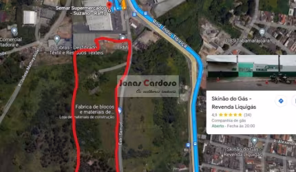 Terreno / Área  Comercial à Venda em Suzano-SP, Bairro do Raffo - 43.486m² de Oportunidade Única!