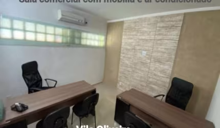 Sala comercial com tudo incluso, Vila Oliveira Mogi das Cruzes