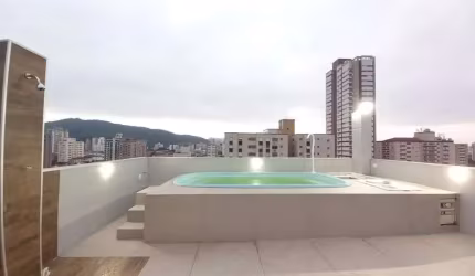 Cobertura, piscina, churrasqueira, 2 vagas, Campo Grande, Santos