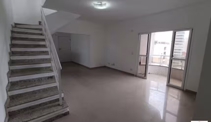 Cobertura Duplex, 3 dormitórios, 3 vagas de garagem, Ponta da Praia, Santos