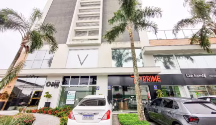 Apartamento mobiliado de 1 quarto à venda no Edifício The One Center – Centro de Joinville – SC por R$ 395.000,00.