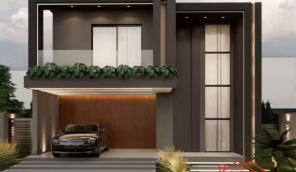 Casa de Luxo em Condomínio à Venda em Feira de Santana-BA - 4 quartos, 4 suítes, 252 m² - Bairro Papagaio