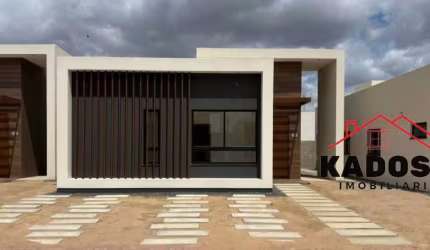 Casa em Condomínio à Venda em Feira de Santana-BA: 3 Quartos, 3 Suítes, 1 Sala, 3 Banheiros, 2 Vagas, 92,32m² no Bairro Registro.