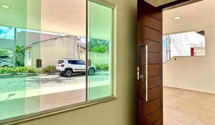 Casa em Condomínio de Alto Padrão com 3 Quartos e 2 Vagas de Garagem no Bairro Sim, Feira de Santana-BA