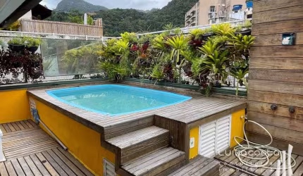 Cobertura duplex para venda com 202 metros quadrados com 3 quartos em Gávea - Rio de Janeiro - RJ