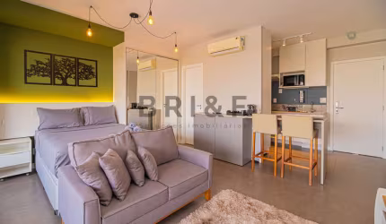APARTAMENTO PARA LOCAÇÃO E TEMPORADA NO BROOKLIN - HABITARTE VERDE 41 M², 1 DORM, 1 VAGA - SÃO PAULO