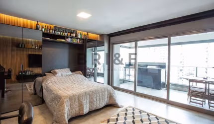 APARTAMENTO PARA LOCAÇÃO NO BROOKLIN - HABITARTE VERDE 43 M², 1 DORM, 1 VAGA MOBILIADO - SÃO PAULO