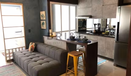 APARTAMENTO 1 DORMITÓRIO, 1 VAGA, MOBILIADO 50 M² - BROOKLIN - SÃO PAULO