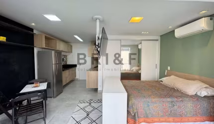 Studio mobiliado - 36m² com vaga - Brooklin, São Paulo/SP