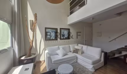 Apartamento  duplex mobiliado para alugar com 2 dormitórios - 2 vagas - 59m2 - Moema