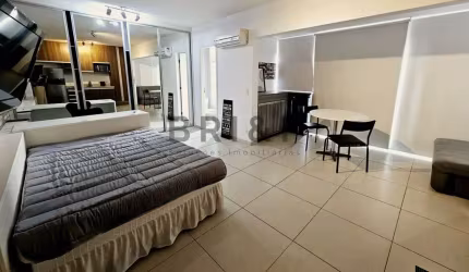 Apartamento Studio mobiliado para locação Campo Belo 1 vaga