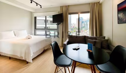 Apartamento tipo studio com 1 dormitório, 27m²- Vila Nova Conceição- São Paulo