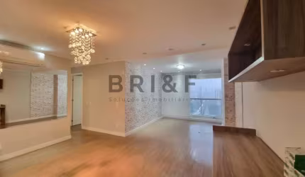 Apartamento para locação com 2 dormitórios (1 suíte), 2 vagas, 71m²- Campo Belo-São Paulo