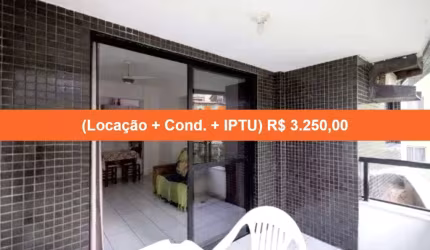 Quarto e Sala -  50 m² - Barra - Mobiliado - Nascente - Área de Serviço - 1 Vaga de Garagem
