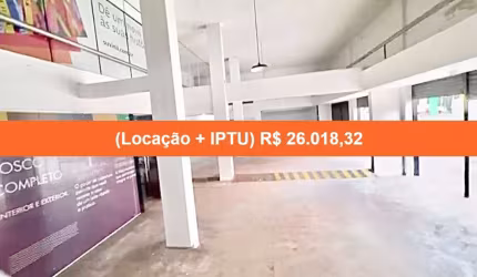 Loja - 654,96 m² construída, 654,96 m² útil, 752,51 m² total, 432,50 m² terreno.