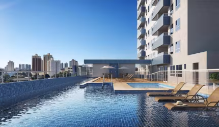 2 Quartos - 1 Suíte - 61 m² - Área de Serviço - 1 Vaga de Garagem