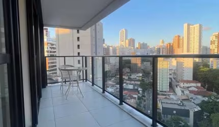 1 Quarto e Sala -  37 m² - Armários - Varanda