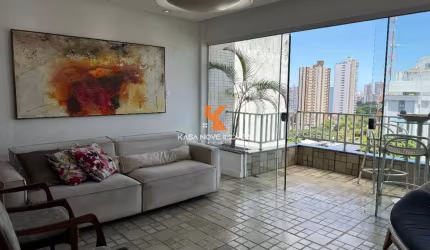 Apartamento para venda em Salvador-BA, bairro Vitória: 3 quartos, 1 suíte, 2 salas, 3 banheiros, 2 vagas de garagem, 140m².