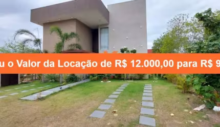 Casa Na Costa do Sauípe - 5 Suítes - 455 m² de Terreno - 260 m² Constuida - Piscina - Garagens