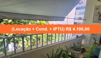 3 Quartos - 1 Suíte - 140,28 m² - Varanda - Qaurto de serviço - 1 Vaga de Garagem