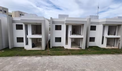 Casa de luxo em condomínio no bairro Abrantes em Camaçari-BA: 4 quartos, 4 suítes, 2 salas, 5 banheiros e 123,82 m².