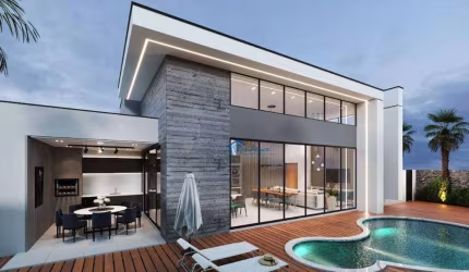 Casa com 3 suítes à venda, 220 m²  de construção - Jardim Bréscia - Indaiatuba/SP