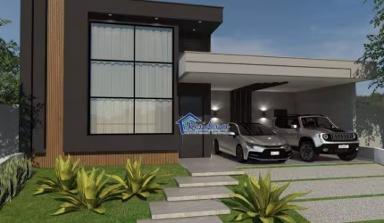 Casa com 3 dormitórios à venda, 191 m² por R$ 1.680.000,00 - Condomínio London Park - Indaiatuba/SP