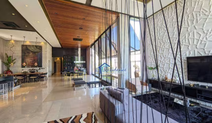Incrível Casa com 3 suítes à venda, 453 m² por R$ 5.700.000 - Jardim Maison Du Parc - Indaiatuba/SP
