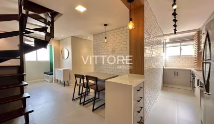 Cobertura mobiliada 136m² - 03 dormitórios - Guaíra - Curitiba