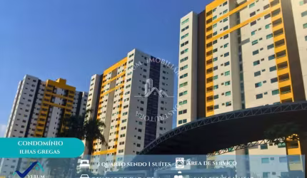 Cond. Ilhas Gregas - Condomínio Ilhas Gregas Clube 3 Quarto com 94m²