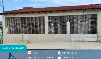Casa Jardim de Versalhes 4 quartos C/ 2 suítes com 220 M²