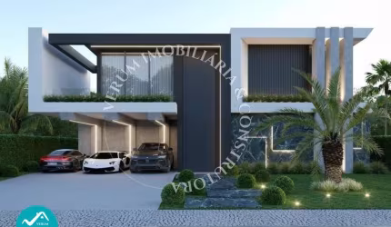 Cond. Alphaville II - Cond. Alphaville II, Casa Duplex Com 04 Suítes, Terreno + Planta Personalizada + Construção, Manaus-Am.
