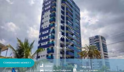 Condomínio Monet Residence - Condomínio Residencial Monet l, Apart. 4 Qtos com 163,94 M², Manaus Am.