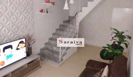 Sobrado com 4 dormitórios à venda, 250 m² por R$ 630.000,00 - Vila Eldízia - Santo André/SP