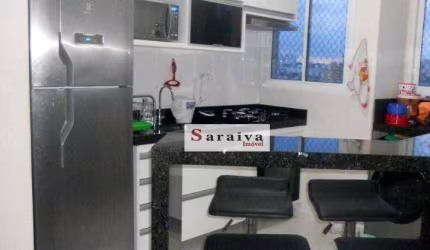 Apartamento com 2 dormitórios à venda, 49 m² por R$ 330.000,00 - Vila Palmares - Santo André/SP