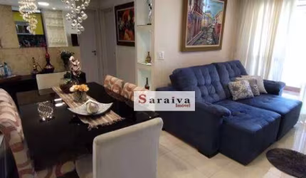 Apartamento com 2 dormitórios à venda, 72 m² por R$ 615.000,00 - Vila Valparaíso - Santo André/SP