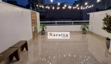 Cobertura com 3 dormitórios à venda, 140 m² por R$ 690.000 - Vila Valparaíso - Santo André/SP