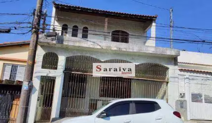 Sobrado com 3 dormitórios à venda, 237 m² por R$ 640.000,00 - Vila Curuçá - Santo André/SP