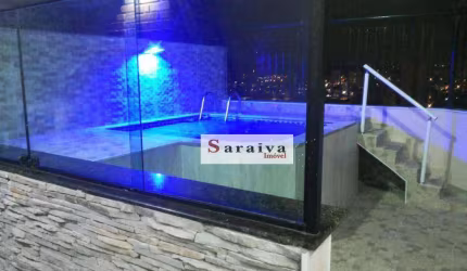 Cobertura com 3 dormitórios à venda, 164 m² por R$ 980.000,00 - Vila Guarani - Mauá/SP