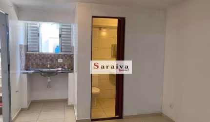 Kitnet com 1 dormitório para alugar, 15 m² por R$ 1.040,00/mês - Jardim Hollywood - São Bernardo do Campo/SP